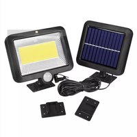 Applique murale de jardin 100 Led Cob panneau solaire extérieur alimentation cour Ip65 étanche capteur de mouvement Pir applique murale solaire