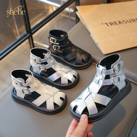 Vente en gros de robes et chaussures d'été pour filles et enfants, personnalisées, de haute qualité, de créateur