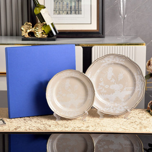 Luxury Yellow Floral Bone China Dinnerware <b>Set</b> Gold Rim Eco-friendly Dishwasher Safe Europe Style Plates Bowls <b>Cups</b> Teapot Vases - Product Image 4