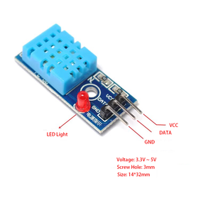 Module de capteur de température et d'humidité à LED DHT-11 haute visibilité et facile à utiliser pour Arduino - Product Image 3