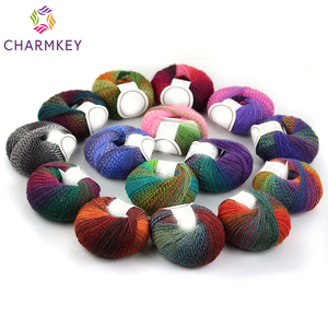 Chất Lượng Cao Tái Chế Len Nylon Pha Trộn <span class=keywords><strong>Rowan</strong></span> Nỉ Tweed Bóng Sợi Bán Buôn Cho Crochet Tay Đan - Product Image 3