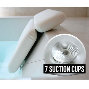 <span class=keywords><strong>Coussin</strong></span> de bain de <span class=keywords><strong>luxe</strong></span> écologique pour spa, avec ventouses, couleurs personnalisables, idéal pour une utilisation étanche dans la salle de bain – Vente chaude - Product Image 4