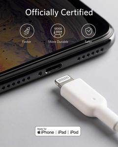 Anker Powerline II <b>USB</b> a to Lighting <b>Cable</b> With 6ft <b>Charging</b> Sync Cord Compatible SE A8433 <b>USB</b> a to Lighting <b>Cable</b> for SE - Product Image 4