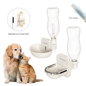 Distributeur d'eau à triple purification avec bassin d'eau visible flottant en plastique au charbon actif pour éviter les éclaboussures penchant en avant - Product Image 3