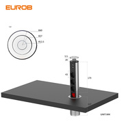 Avrupa alman standart Pop up prizler 3 yolları 2 USB şarj ile gizli masa kaldırma soketi