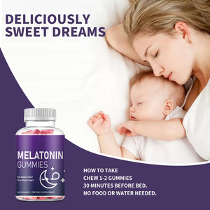 Oem Melatonin hỗ trợ giấc ngủ Gummy Kẹo vitamin cho người lớn để rơi vào giấc ngủ nhanh hơn ở lại ngủ còn 60-Count tùy chỉnh bao bì - Product Image 2