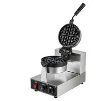 Gaufrier professionnel en acier inoxydable de qualité alimentaire, simple ou double tête, écran tactile numérique, garantie 1 an pour usage domestique