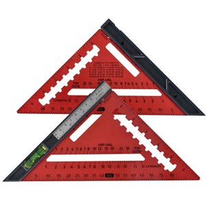 गर्म बिक्री पेशेवर बढ़ई एल्यूमीनियम त्रिकोण वर्ग शासक - Product Image 1