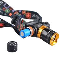 Phare LED rechargeable super lumineux pour la plongée, la pêche sous la pluie-Phare sous-marin étanche avec source d'alimentation 6V DC