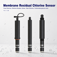 Sonde de mesure en ligne du chlore (chlore libre, chlore total, ozone) avec compensation du pH, compatible Modbus RTU RS485