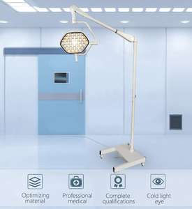 उच्च प्रदर्शन और ऊर्जा संरक्षण, अस्पताल और क्लिनिक के लिए सर्जिकल लैंप पोर्टेबल ऑपरेटिंग रूम लाइट - Product Image 2