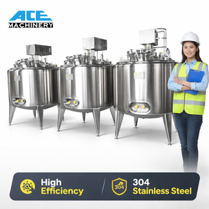 300L Heated Double Jacket Mixing <b>Machine</b> Stainless Steel Emulsifying Mixer Food Heating Mix Tank - Product Image 2