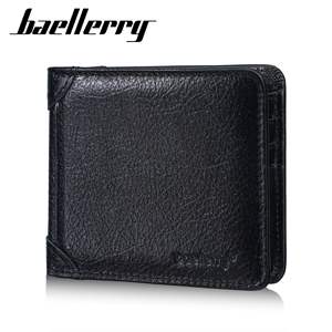 Vollnarbiges Echtleder Bifold Portemonnaie mit Mehreren Kartenfächern Retro Herren-Geldbörse Kleine Große Kapazität Echtes Leder Portemonnaie für Männer - Product Image 2