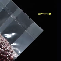 Sacs d'emballage personnalisés en plastique de qualité alimentaire pour céréales et riz, sacs carrés transparents en nylon thermoscellables sous vide pour briques de riz