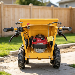 Mini Dumper T25 300kg 4x4 a Benzina con Motore <span class=keywords><strong>Honda</strong></span> per Costruzioni, Giardinaggio e Miniere - Product Image 4