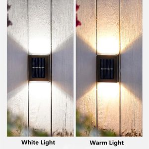 Lámpara Solar LED <span class=keywords><strong>para</strong></span> Decoración de Escaleras de Patio, Iluminación Ascendente y Descendente, Lámpara de Pared Solar <span class=keywords><strong>para</strong></span> Exteriores, Impermeable, <span class=keywords><strong>para</strong></span> <span class=keywords><strong>Porche</strong></span> y Jardín - Product Image 4