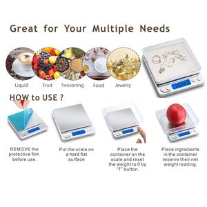 Minibáscula <span class=keywords><strong>de</strong></span> bolsillo para joyería, balanza <span class=keywords><strong>de</strong></span> acero inoxidable para café en polvo, 0,1g, 3kg - Product Image 6