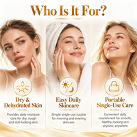 Capsules d'essence faciale à la vitamine E sous marque privée, capsules de sérum hydratant pour les soins de la peau, fabricant ODM, fournisseur en gros