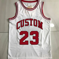 Jersey de baloncesto bordado de alta calidad para hombres, uniformes de baloncesto para hombres de edición Retro
