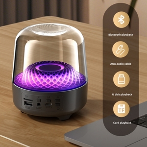Altavoces de Escritorio Multifuncionales Inalámbricos para el Hogar, <span class=keywords><strong>con</strong></span> <span class=keywords><strong>Subwoofer</strong></span> RGB que Emite Luz, Plug and Play - Product Image 3