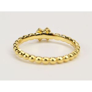 Anillo de Joyería de Plata Promocional de Alta Calidad, Chapado en Oro Amarillo de 18K, con Moissanita, para Mujer - Product Image 5