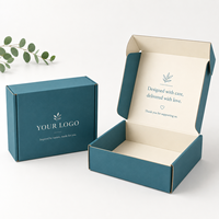 Boîte d'expédition en carton ondulé à double paroi personnalisée en gros avec logo pour l'e-commerce