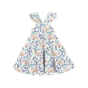 Robe décontractée pour bébés filles BQ-542-WXI, manches bouffantes, robes d'été sans manches pour enfants, pour fêtes - Product Image 3