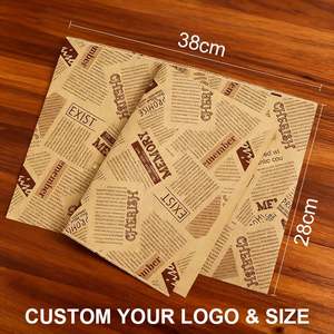 Papier ciré jetable en gros avec revêtement, excellent pour l'emballage alimentaire, sandwichs, pizzas, gâteaux, rouleaux de poulet, pain - Product Image 5