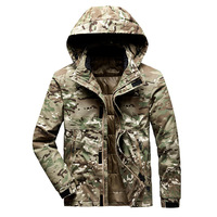 Vente en gros de sweats à capuche thermiques imperméables coupe-vent par temps froid vestes de chasse tactiques isolées personnalisées