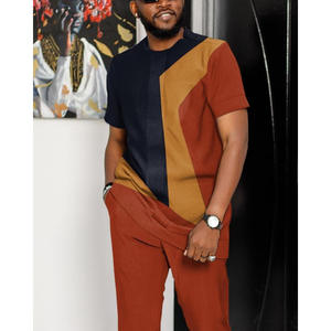 Completo Sportivo Casual da Uomo Taglie Forti S-6XL, Nuovo <span class=keywords><strong>Set</strong></span> Due Pezzi con Stampa 3D, Pantaloni Estivi Leggeri, <span class=keywords><strong>Abbigliamento</strong></span> Africano - Product Image 5