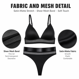 <span class=keywords><strong>Reggiseno</strong></span> da Donna di Alta Qualità, Taglie Forti, Sexy in Pizzo <span class=keywords><strong>e</strong></span> Rete Traspirante, con <span class=keywords><strong>Ferretto</strong></span> di Supporto, Comodo <span class=keywords><strong>e</strong></span> <span class=keywords><strong>Senza</strong></span> Cuciture - Product Image 4