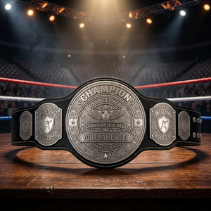 Custom Engraved Heavyweight Championship Title Belt Own Title Heavyweight Championship Belt Adult Size Championship Belt - Product Image 1