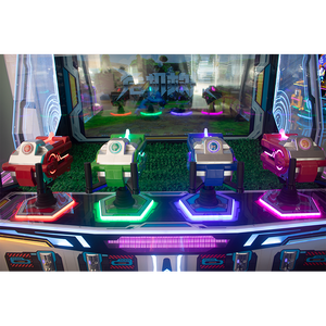 Nouvelle machine de tir à l'eau d'intérieur pour 4 joueurs, modèle Ours Bébé 2025, équipement de jeu pour enfants avec écran de 65 pouces et garantie 1 an en anglais - Product Image 4