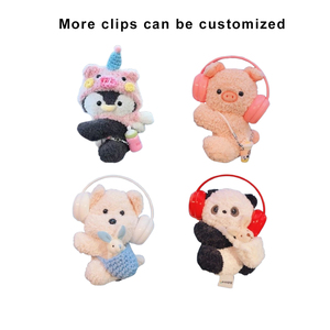 Wholesale Custom Plush Clips Cute <strong>Koala</strong> Stuffed <strong>Toys</strong> <strong>Soft</strong> <strong>Koala</strong> Clip Adorable Mini Animal Clip Ornament for Decor and Gift - Product Image 2