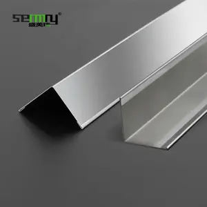 Customized Shape Gold Stainless Steel Tile Trim Metal Trim Decor Strip Factory Direct Sales Stainless Steel L Profiles