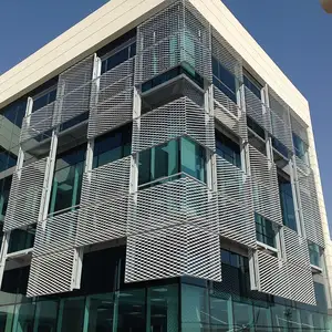 Heavy Duty Durable Galvanized/aluminium Diamond Expanded Wire Mesh Decorative Expanded Metal Plate Facade Cladding