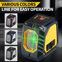 Instrument de nivellement automatique au laser infrarouge vert à cinq lignes de haute précision SP02 de deuxième génération pour sols et murs, fabriqué en Chine