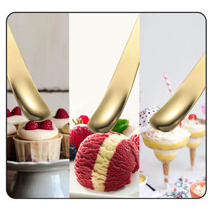 Beste Verkoop Roestvrijstalen Ijs Creem Schepgereedschap Digger Lange Steel Cake Dessert Schoppen Ijs Lepel - Product Image 6
