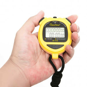 Chronomètre de sport professionnel numérique avec grand écran LCD 2 lignes, compte à rebours, étanche, mémoire 60 tours, rétroéclairage, alarme, OEM - Product Image 2