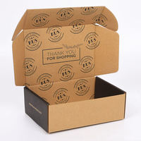 Logo personnalisé personnalisé Ecommerce Postal Carton Boîte d'emballage cadeau Boîte d'expédition ondulée pour livraison express