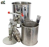Hochwertige Manuelle Bienenwachspresse aus Edelstahl Neuer Zustand Imkerei Tierhaltungsgeräte OEM Modell 03 6