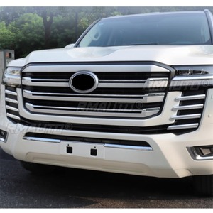 Parrilla Delantera y Alerón Trasero para Toyota Land Cruiser LC200 2016-2021, Kit de Carrocería, Accesorios para Auto - Product Image 4