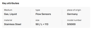 เซ็นเซอร์ IFM SI5000 เครื่องตรวจวัดการไหล 19-36V PNP Output ของแท้จากเยอรมัน ใหม่ในสต็อก ตรวจจับก๊าซ - Product Image 3