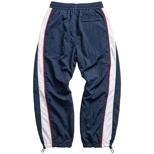 2026 New Style Customize Lightweight <b>Elastic</b> Mid Straight Pattern Polyester Nylon Eco-Friendly Windbreaker <b>Trouser</b> for <b>Men</b> - Product Image 3