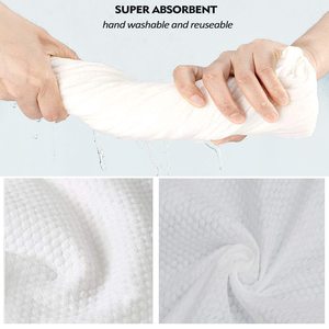 <span class=keywords><strong>Serviettes</strong></span> <span class=keywords><strong>jetables</strong></span> de Spa de Salon d'hôtel <span class=keywords><strong>professionnel</strong></span> serviette de cheveux absorbante serviette de cheveux de Salon non tissé - Product Image 6