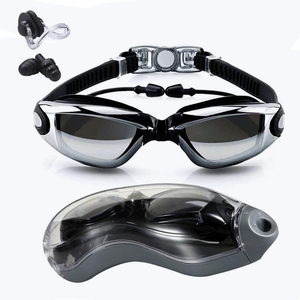 <span class=keywords><strong>Gafas</strong></span> de Natación para Adultos con Tapones para los Oídos y Pieza Nasal, <span class=keywords><strong>Gafas</strong></span> de Natación con <span class=keywords><strong>Espejo</strong></span> para Entrenamiento de Natación - Product Image 1