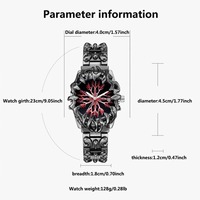 Montre pour homme en alliage de verre numérique de style sportif Y2K, forme de griffe unique, style rétro vintage, étanche