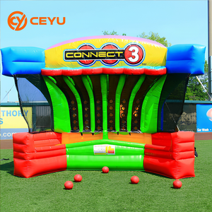 Ceyu - Juego Deportivo Inflable Comercial para Niños, Cancha <span class=keywords><strong>de</strong></span> Baloncesto Portátil para Exteriores, Competencia <span class=keywords><strong>de</strong></span> Tiro al Aro para Carnaval - Product Image 1