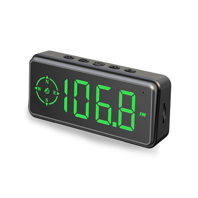 C79 FM BT HUD Digital LED Speedometer Car Compass Head up Display Clock GPS Function Meter Gauge Speed Detection With USB