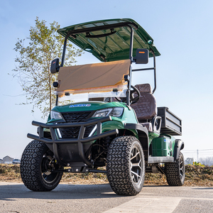Voiturette <span class=keywords><strong>de</strong></span> <span class=keywords><strong>golf</strong></span> électrique longue portée 50 km, moteur 48 V 3,5 kW, pneus tout-terrain en alliage d'aluminium, sièges <span class=keywords><strong>de</strong></span> luxe et compartiment <span class=keywords><strong>de</strong></span> chargement ouvert - Product Image 3